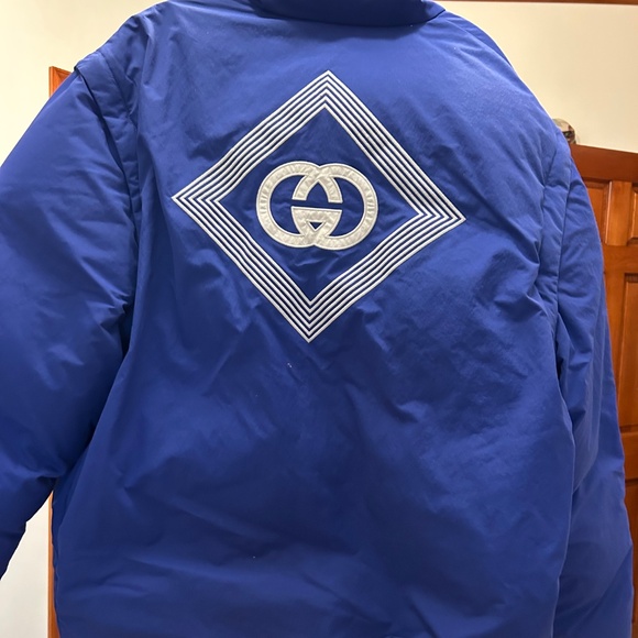 Men’s Gucci, DETACHABLE SLEEVE puffer jacket size 54 made in Italy - Picture 3 of 11